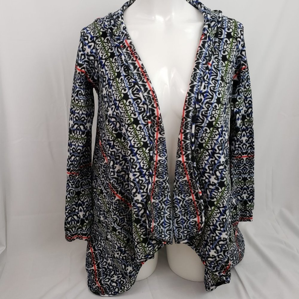 3/$20!! ~ CuddlDuds printed fleece with hood S/M